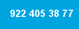 922 405 38 77 922 405 38 77